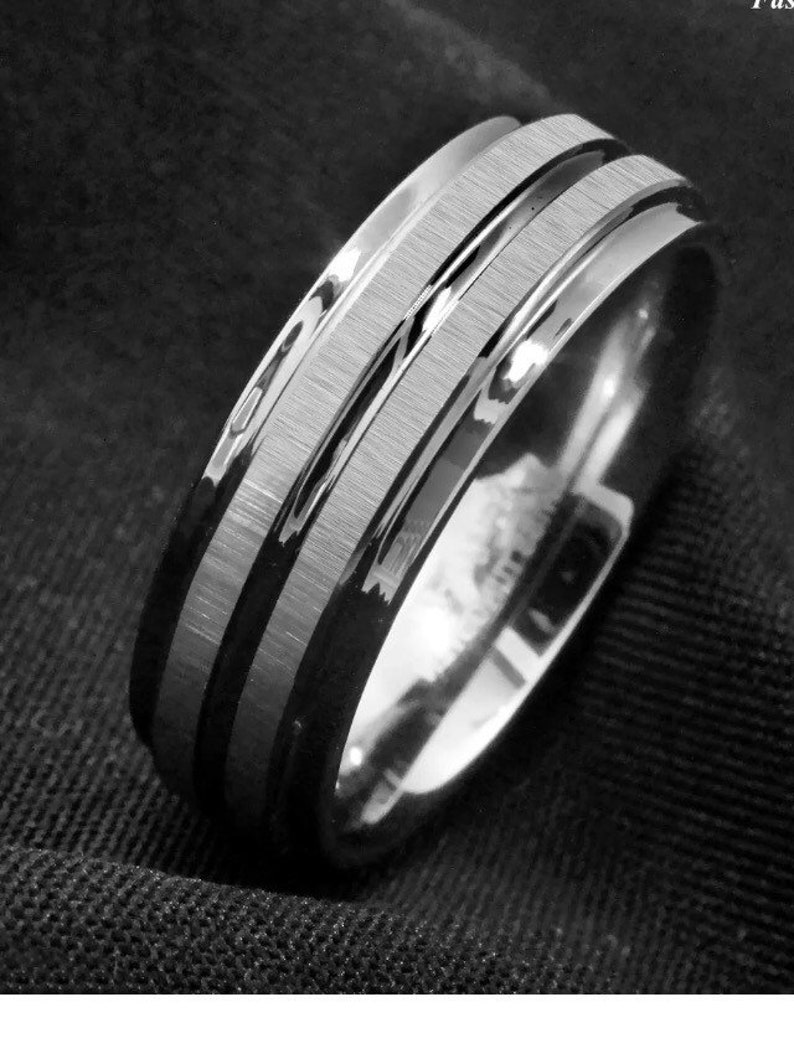 Men/'s wedding ring,Engagement ring,Engagement band Promise ring,Tungsten ring Tungsten wedding band Mens wedding ring