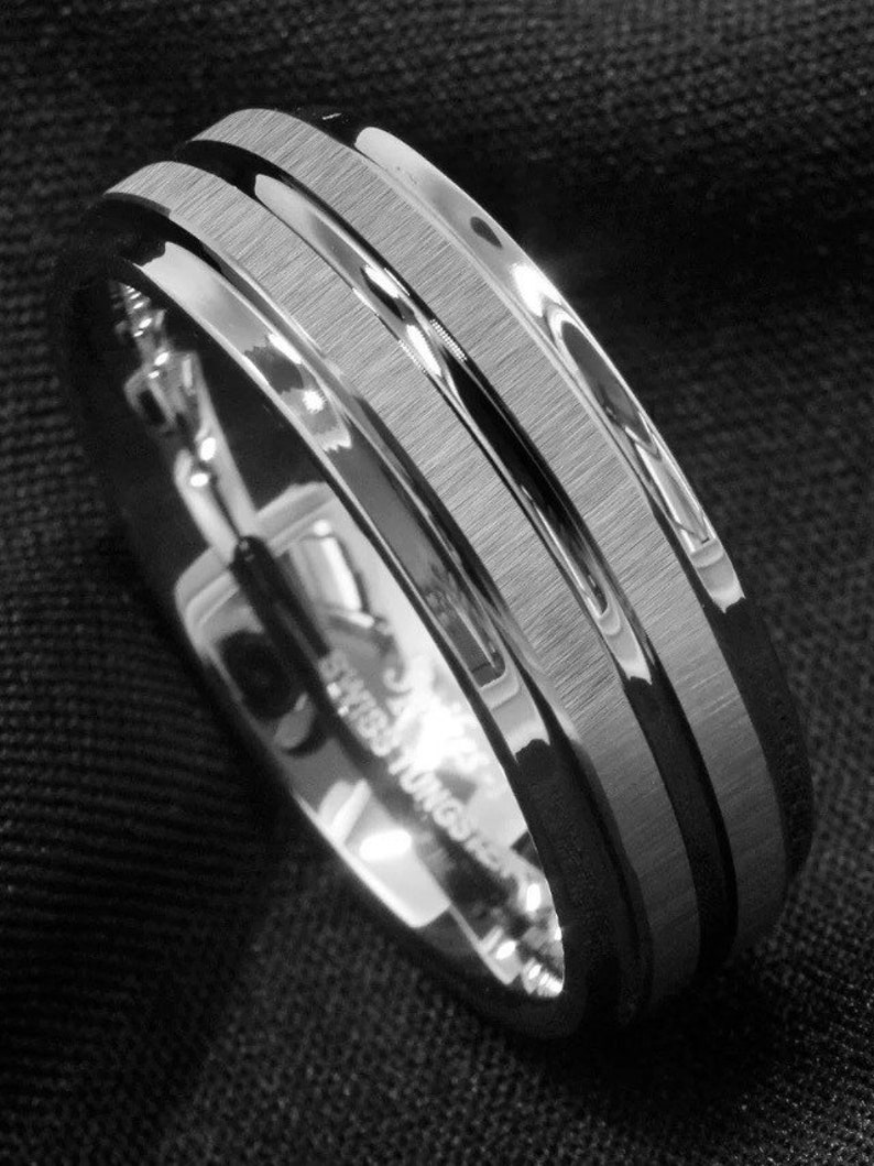 Men/'s wedding ring,Engagement ring,Engagement band Promise ring,Tungsten ring Tungsten wedding band Mens wedding ring