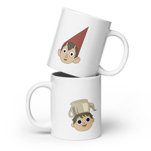Wirt & Greg Over the Garden Wall white glossy coffee mug