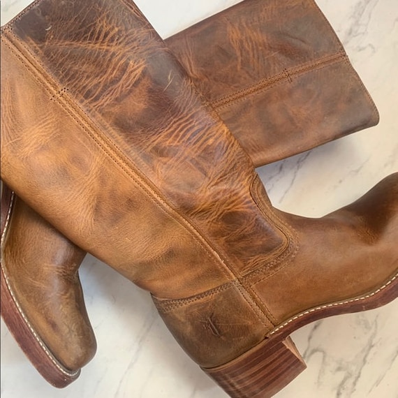 Men's FRYE Vintage Campus Boots Motorcycle Boots R
