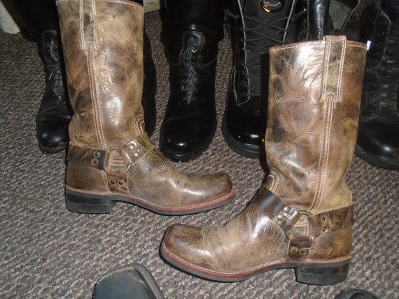 Men's Frye GAUCHO Harness Boots Motorcycle Boots