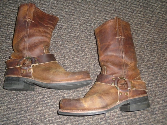 Men's Frye GAUCHO Harness Boots Motorcycle Boots