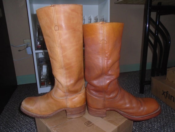 Men's Vintage Black Lable SUPER TALL FRYE Campus B