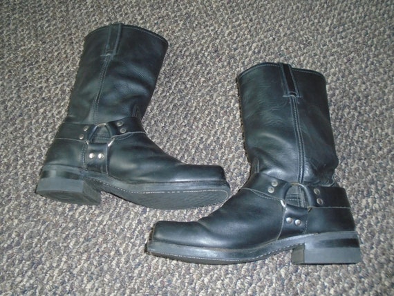 Men's FRYE HARNESS BOOTS Motorcycle Boots Grunge R