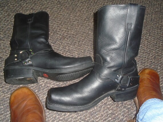 Men's Harness Boots Motorcycle Boots GRUNGE Biker