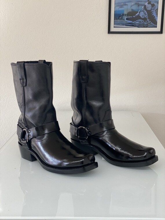 Men's Harness Boots Motorcycle Boots GRUNGE Biker