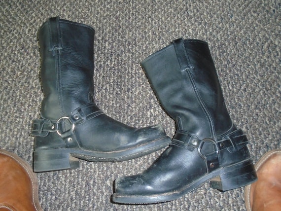 Men's FRYE Harness Boots Motorcycle Boots GRUNGE B