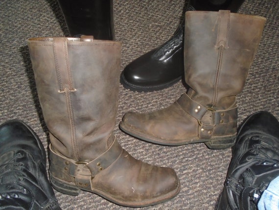 Men's FRYE GAUCHO Harness Boots Motorcycle Boots G