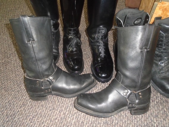 Men's FRYE Harness Boots Motorcycle Boots GRUNGE B
