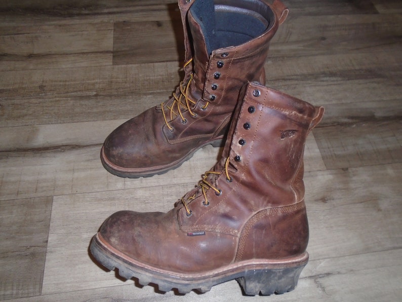 red wing 218 logger boots for sale