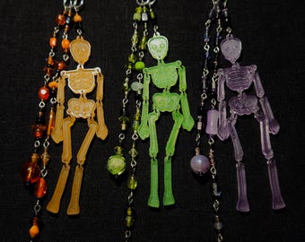 Resin Skeleton Keychains
