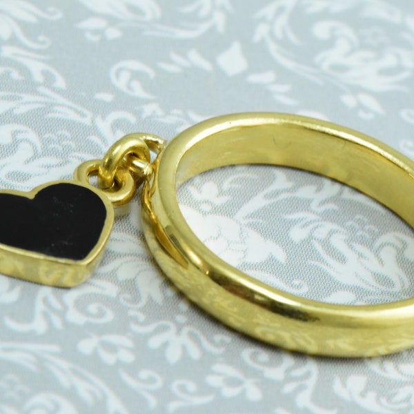 Charm Dangle Ring - Etsy