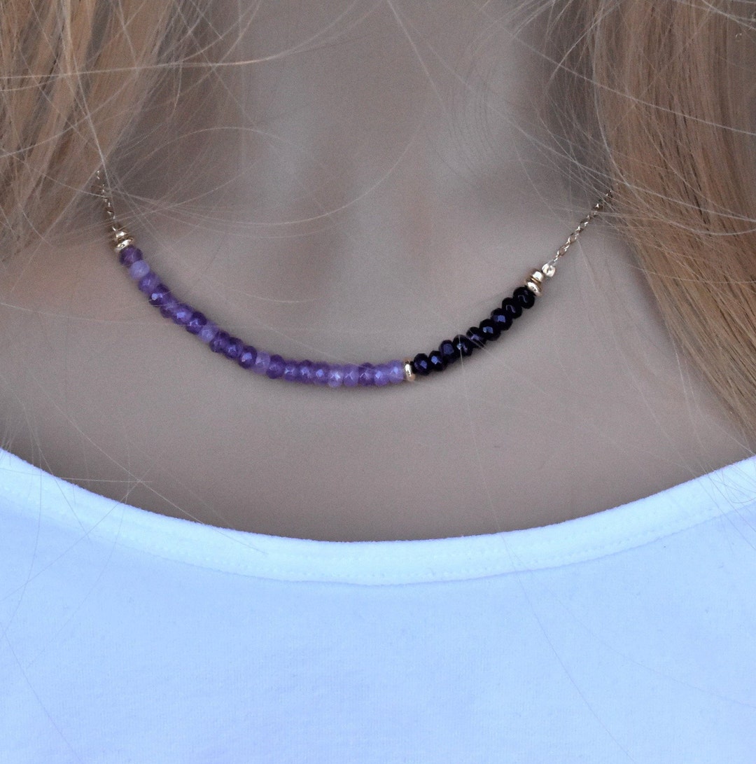 Beads Necklace for Woman Dainty Beads Necklace Layered Etsy UK