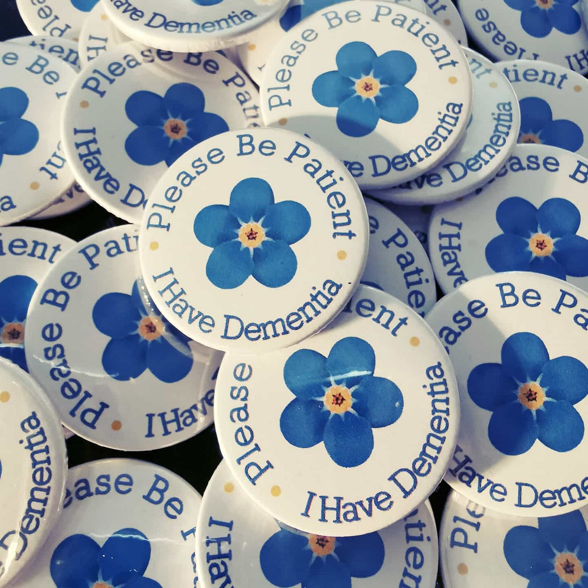 Dementia Awareness Badge Please Be Patient 38mm Etsy