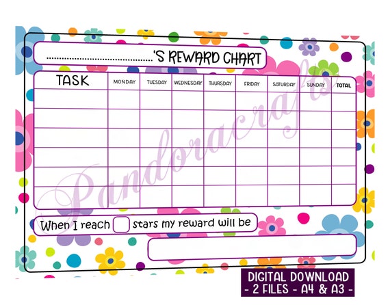 Children S Star Chart Printable