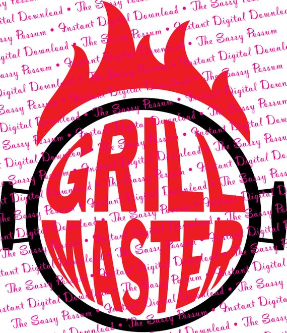 Download Grill Master SVG Decal BBQ dxf Father's Day Decal | Etsy