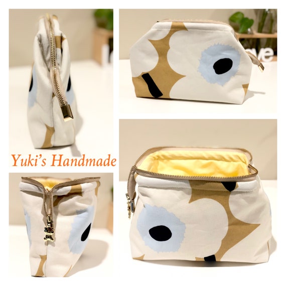Marimekko Unikko Padded Invisible Framed Large Volume Makeup Bag 