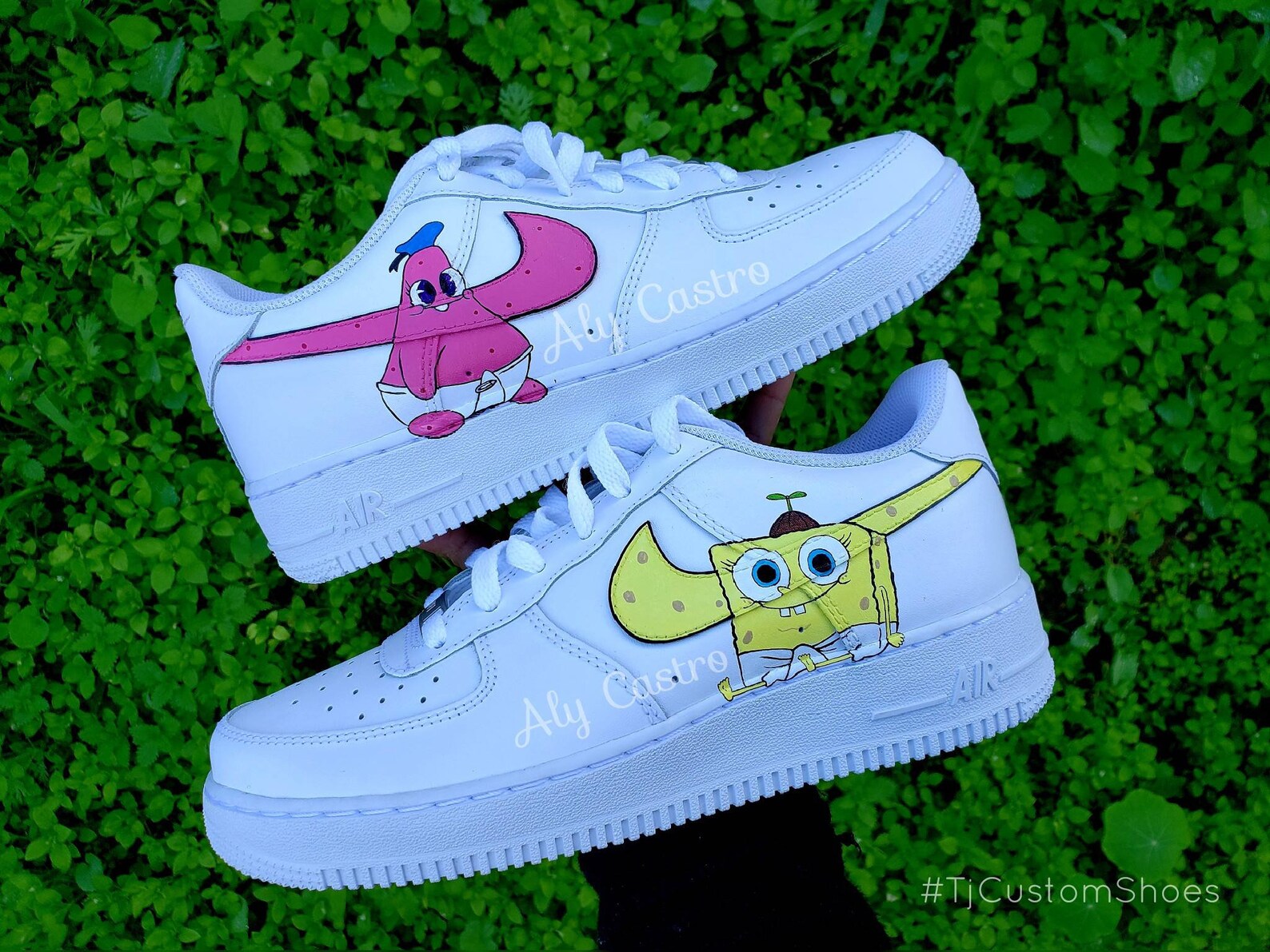 AF1 Spongebob and Patrick | Etsy