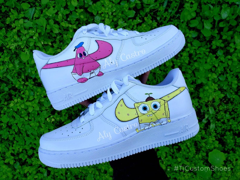 spongebob and patrick air force 1