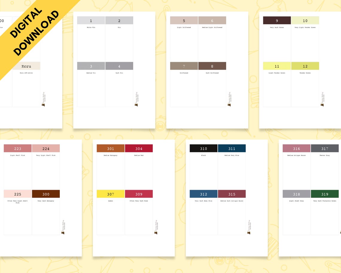 PDF Printable Coloured Index Cards 71x115mm for Cross Etsy Australia