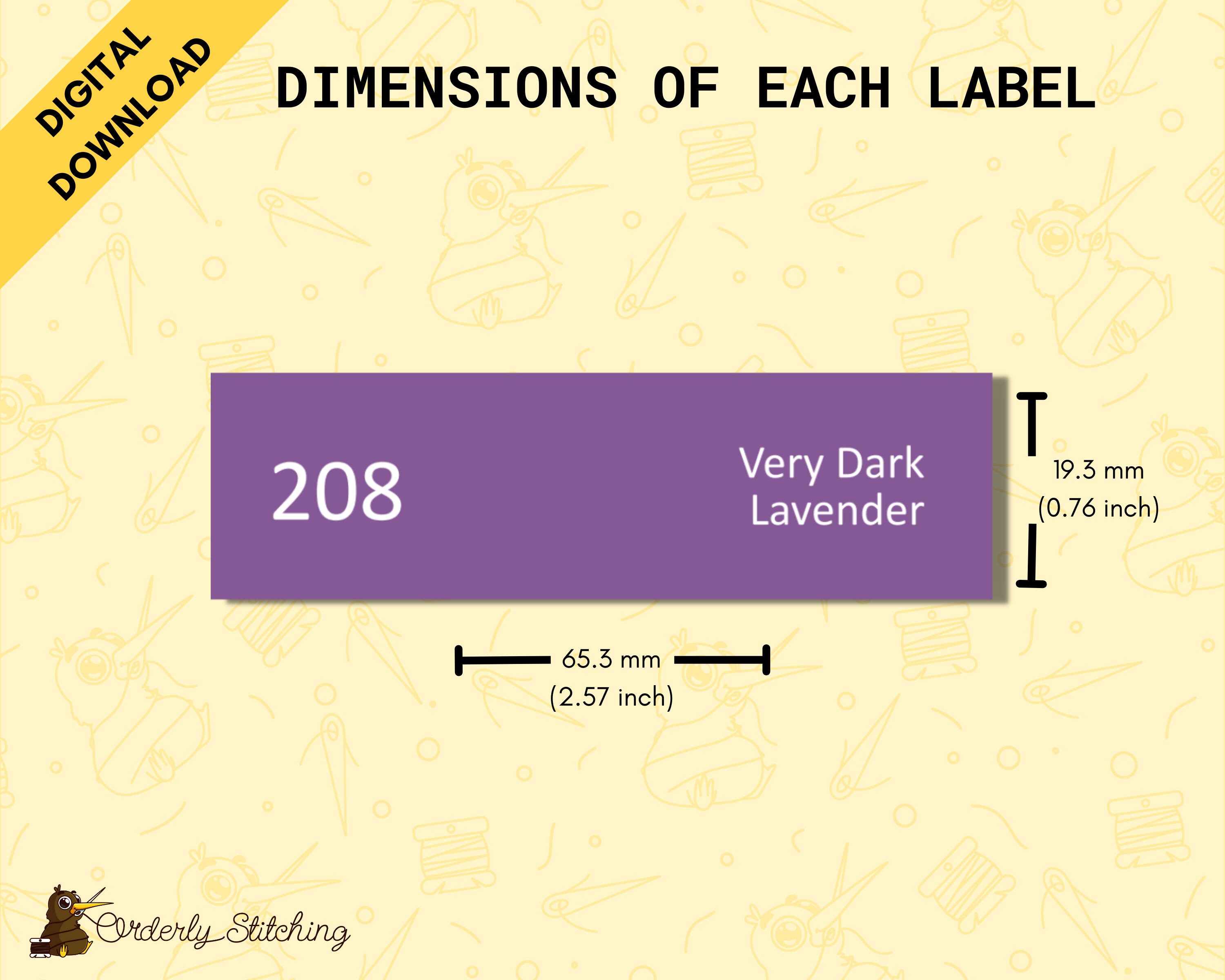 PDF Printable Coloured Large Stickers or Labels for Cross | Etsy
