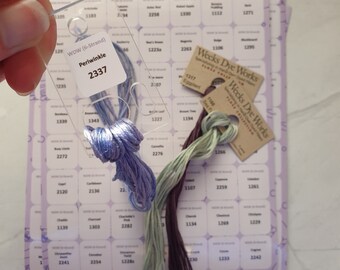 Thread Drop Stickers for designed for labeling Weeks Dye Works Floss