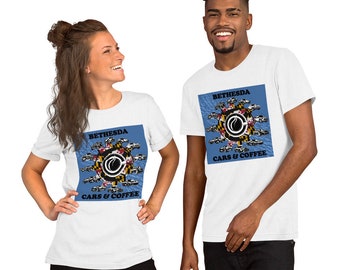 Bethesda C&C Gears with MD Flag Unisex Tee (Up to 5XL)