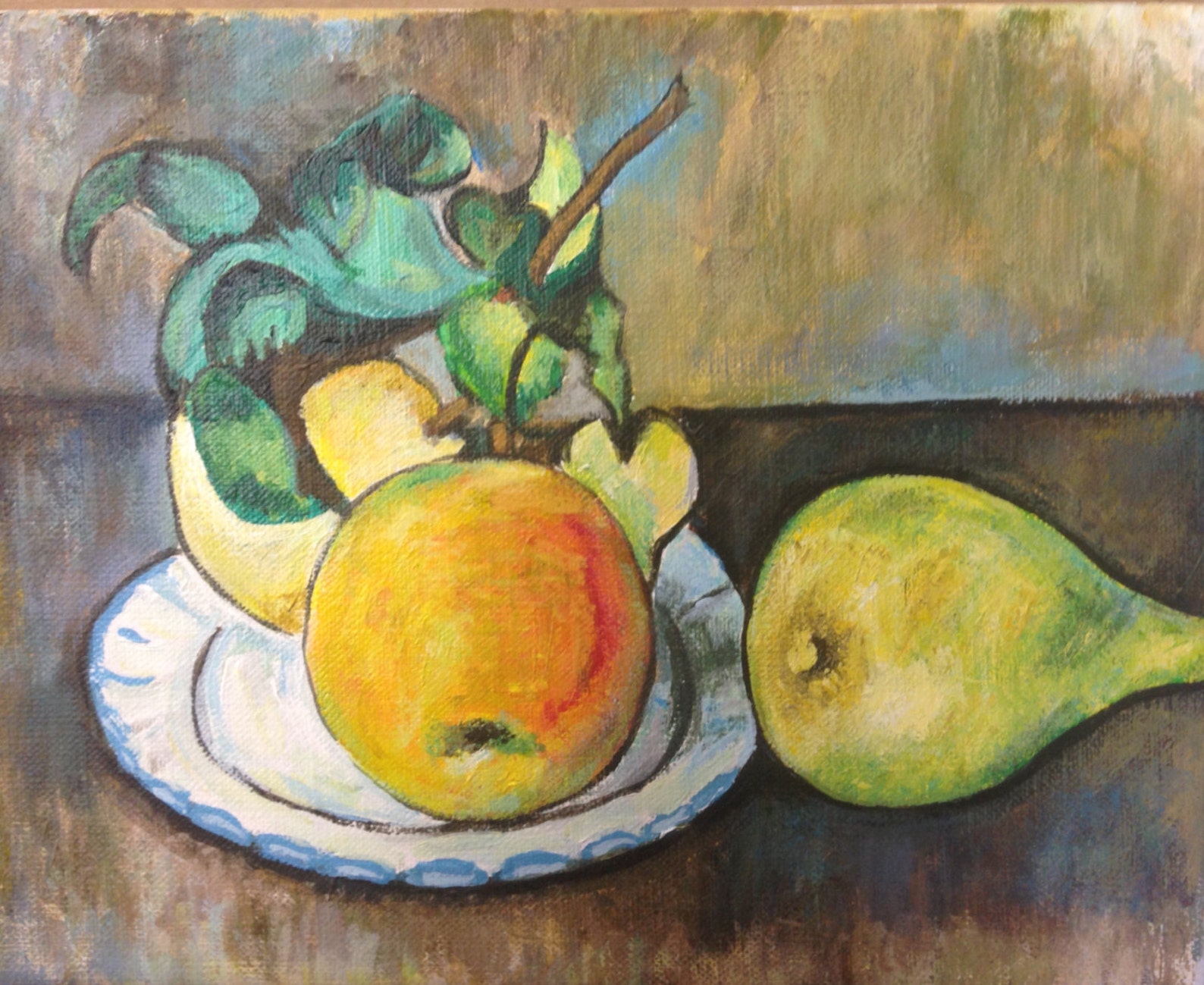 Поль сезанн персики и груши описание картины