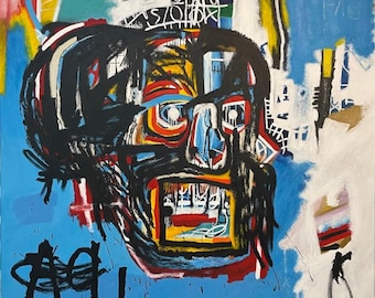 Hand Painted Abstract Painting On Canvas