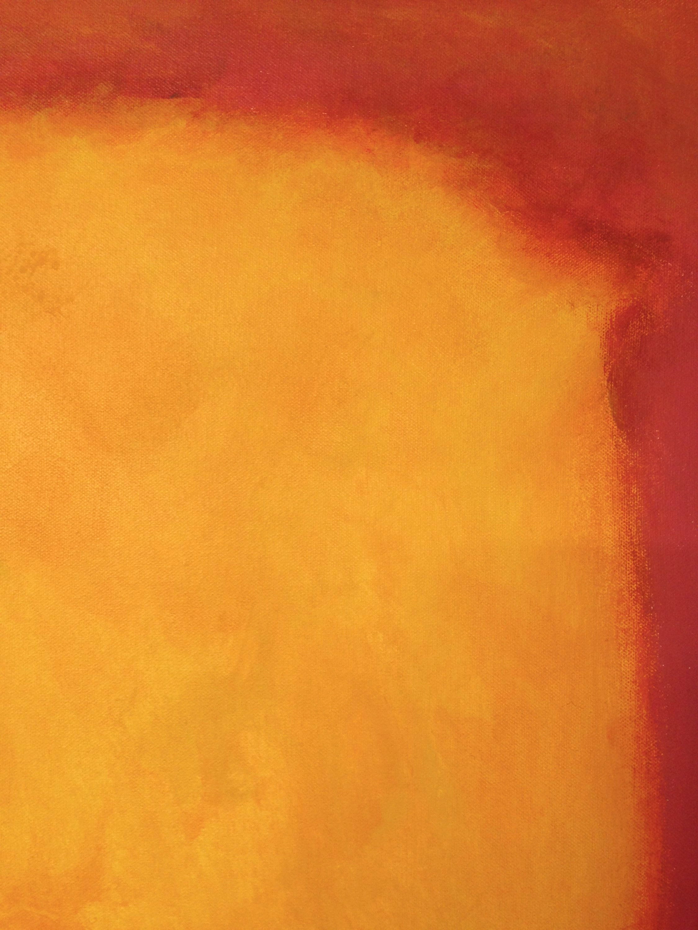 Hand Painted Yellow Pink and Lavender on Rose Abstract Color Etsy