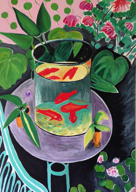 Resultado de imagen de Matisse Los peces rojos