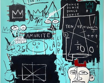 Hand Painted Abstract Painting On Canvas