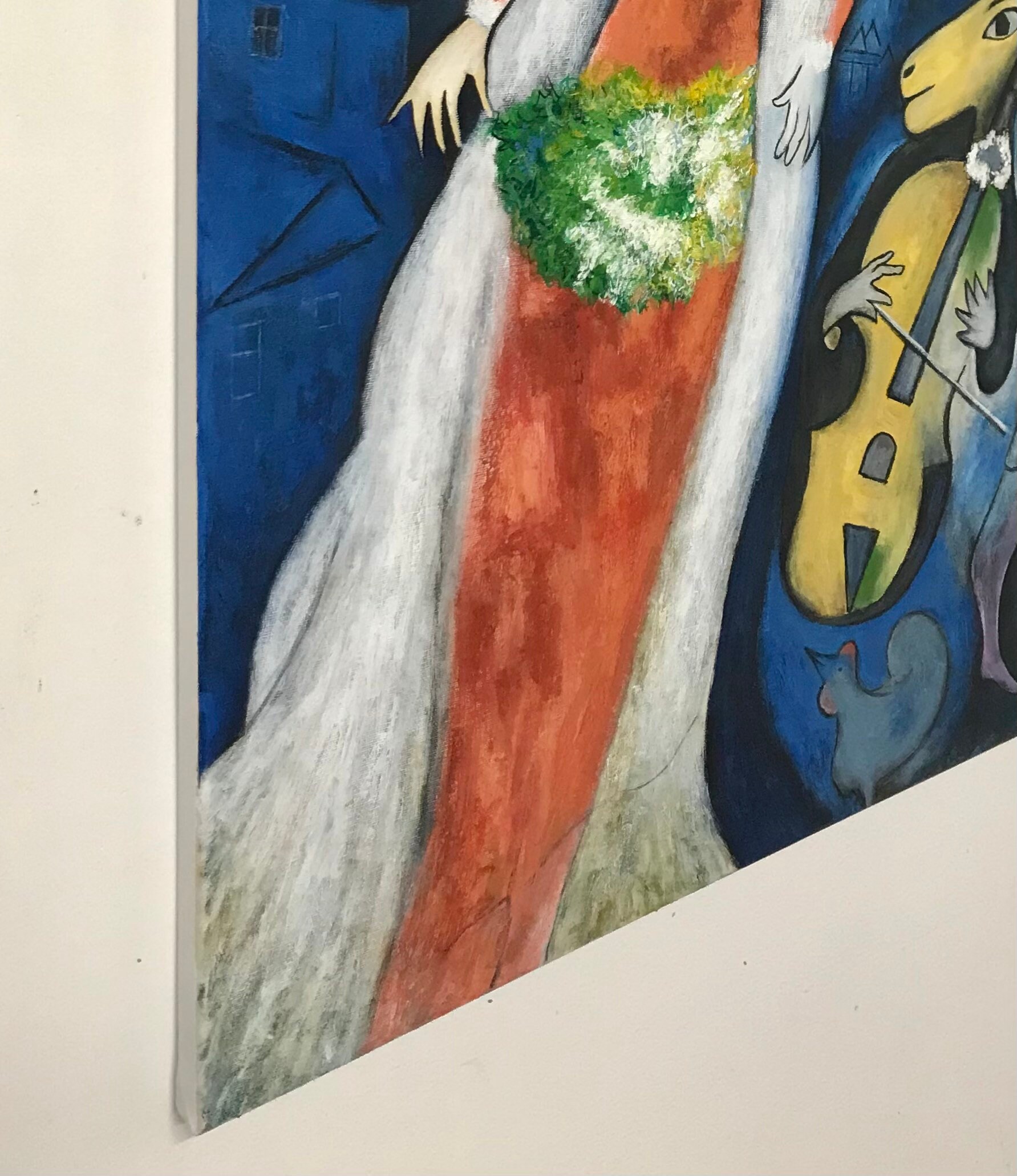 Amazon.com: Marc Chagall The Bride La Mariee Art Poster