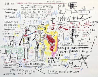 Hand Painted Abstract Painting On Canvas