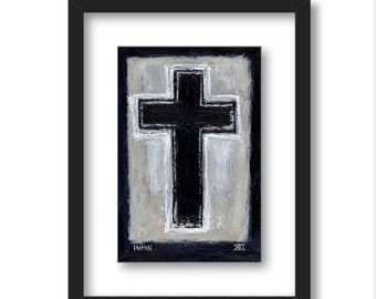 Art Print INTXN XII By Jason Patrick, Abstract Art, Jesus Bible Art, Unique Gift, Christian Wall Decor, Modern Wall Decor, Religious Print