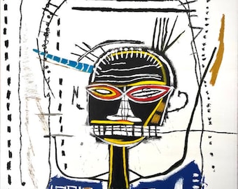 Hand Painted Contemporary Neo-expressionist Painting On Canvas