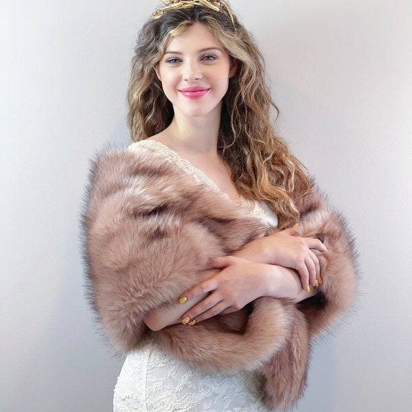 faux fur shawl macy's