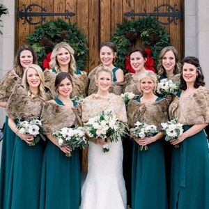 Fur Bridal Wrap Etsy
