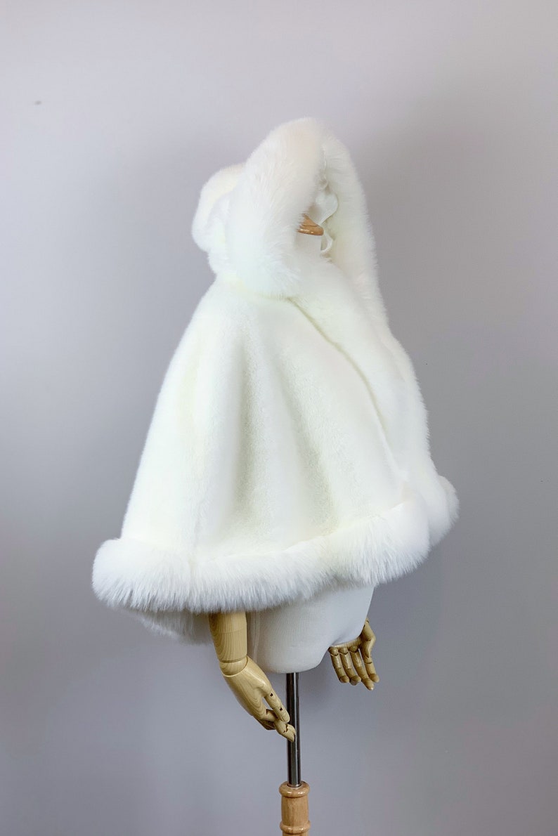 bridal fur cape