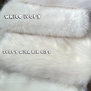 Ivory Faux Fur Bridal Wrap, Wedding Fur Shawl, Fur Coat, Bridal Faux FurStole, Fur Cape, Winter Fur Wrap, Bridal Cover Lilian Wht03 Sale image 8