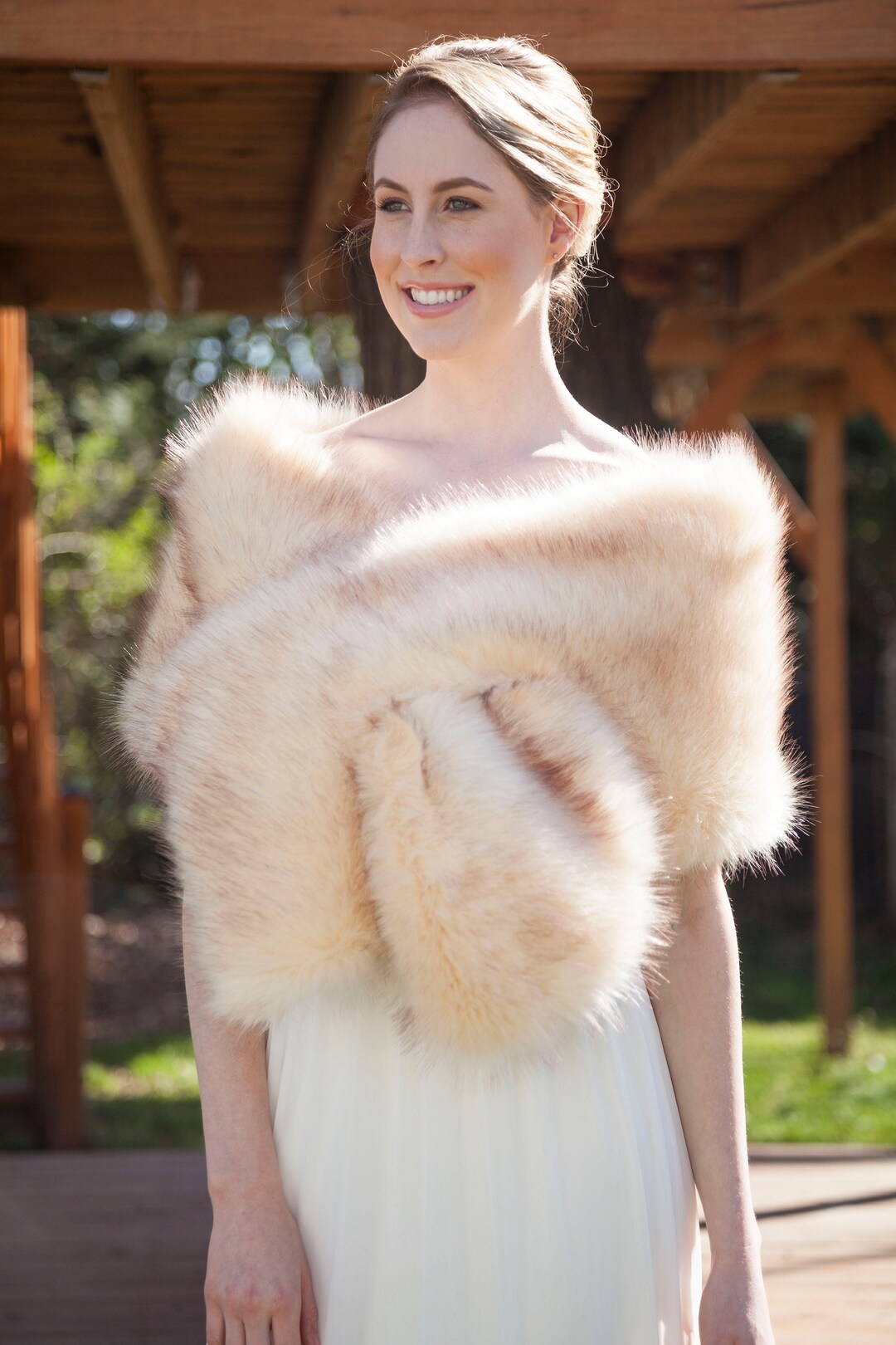 Pelliccia Ecologica Stola Pelliccia Grigia Pelliccia Stola