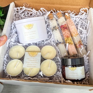 Bio-Geschenk-Box/gemütliches Kerzen-Set/Einweihungsparty-Geschenk/natürliches Self-Care-Geschenkset/ungiftige Zahnpasta/Dankesgeschenk/ungiftiges Badeset
