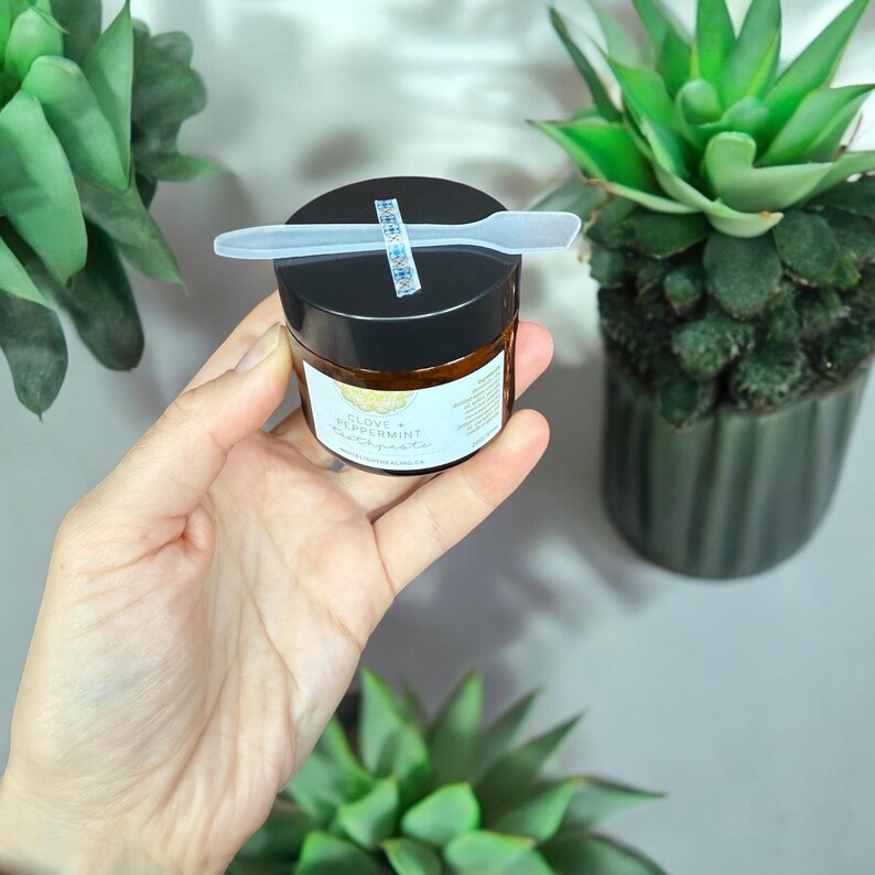Natural Clove Peppermint Toothpaste: Non-toxic, Fluoride-free - Etsy