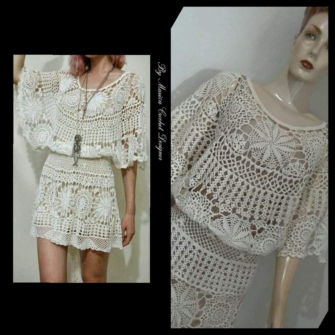 Crochet Dress. Fadhion Dress . Midi Dress Etsy