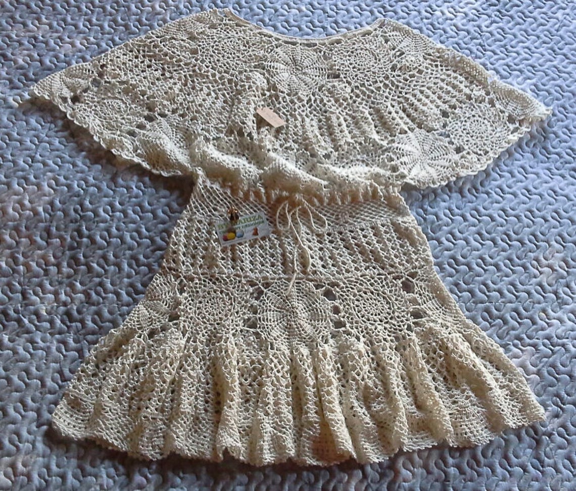 Crochet Dress. Fadhion Dress . Midi Dress Etsy