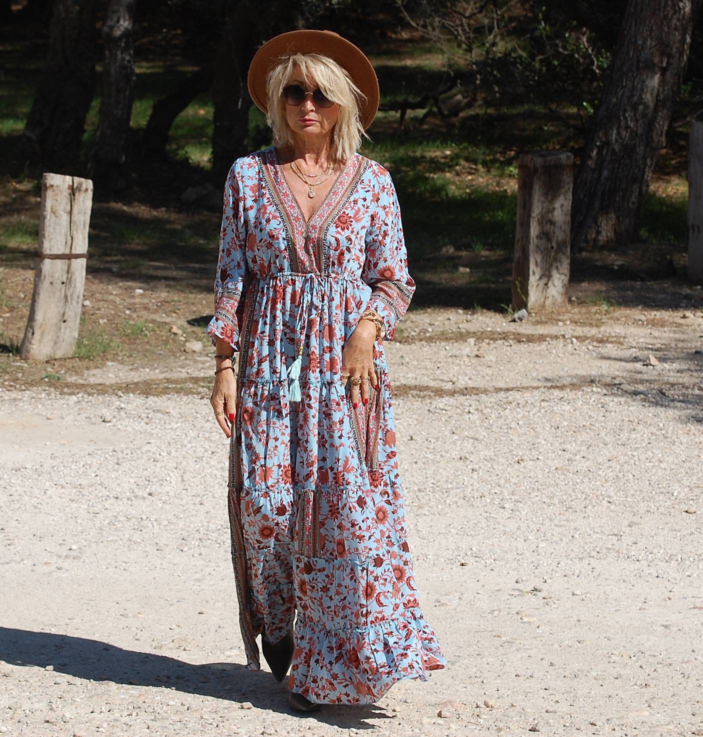 bohemian hippy dress