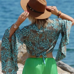 Blouse hippie chic femme hot sale