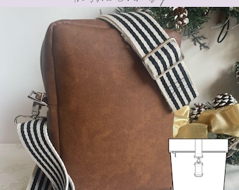 Crossbody Camera Bag Sewing Pattern: Beginner Handbag (PDF Pattern)