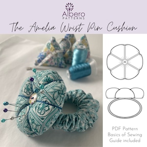 Patrón PDF de alfiletero para muñeca Amelia // Patrón de costura PDF de alfiletero para muñeca, patrón de costura para principiantes, patrón fácil de alfiletero