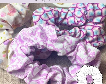 Greta Scrunchie Symönster: Nybörjar DIY Hårband (PDF-mönster)